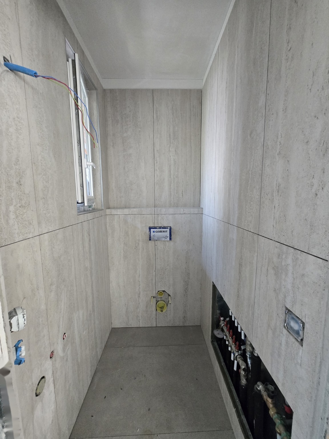 Bagno in lavorazione